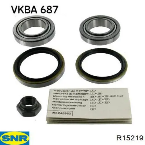 Compre R15219 SNR Rolamento de cubo dianteiro