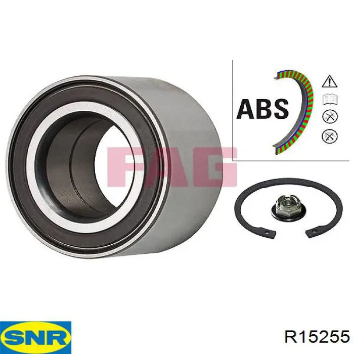 Compre R15255 SNR Rolamento de cubo dianteiro