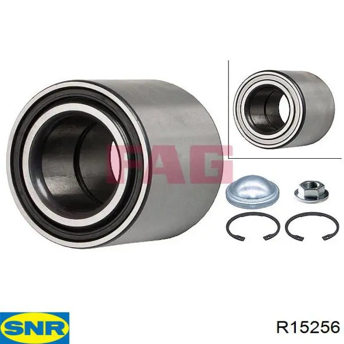 Compre R15256 SNR Rolamento de cubo traseiro