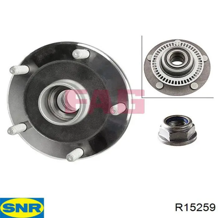 Cubo traseiro SNR R15259 preço, a partir de 138,40 USD