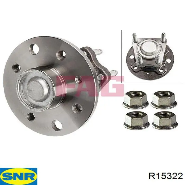 Compre R15322 SNR Cubo traseiro