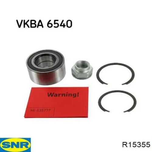 Rolamento de cubo dianteiro SNR R15355 preço, a partir de 32,96 USD