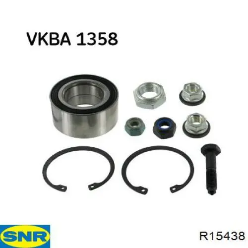 Rolamento de cubo traseiro SNR R15438 preço, a partir de 28,01 USD