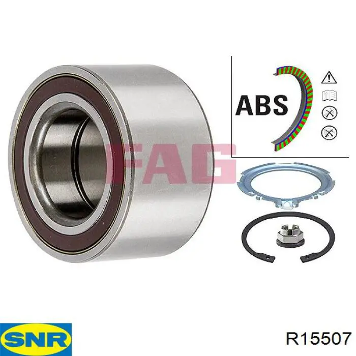 Rolamento de cubo dianteiro SNR R15507 preço, a partir de 49,51 USD