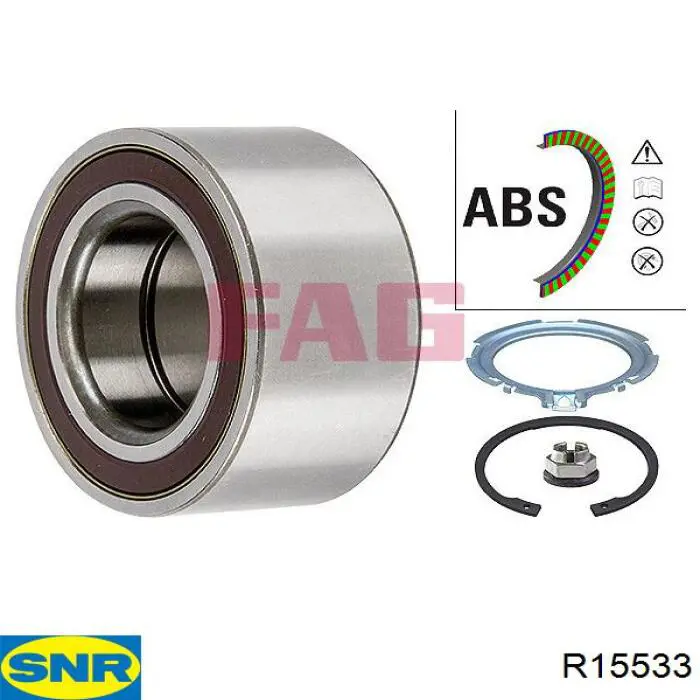 Rolamento de cubo dianteiro SNR R15533 preço, a partir de 49,51 USD