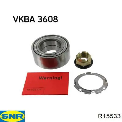 Compre R15533 SNR Rolamento de cubo dianteiro