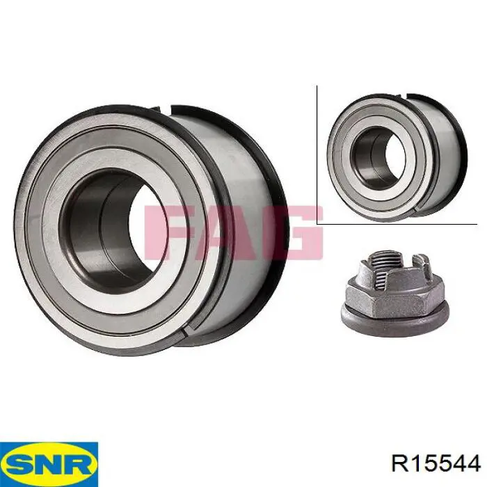 Rolamento de cubo dianteiro SNR R15544 preço, a partir de 33,76 USD