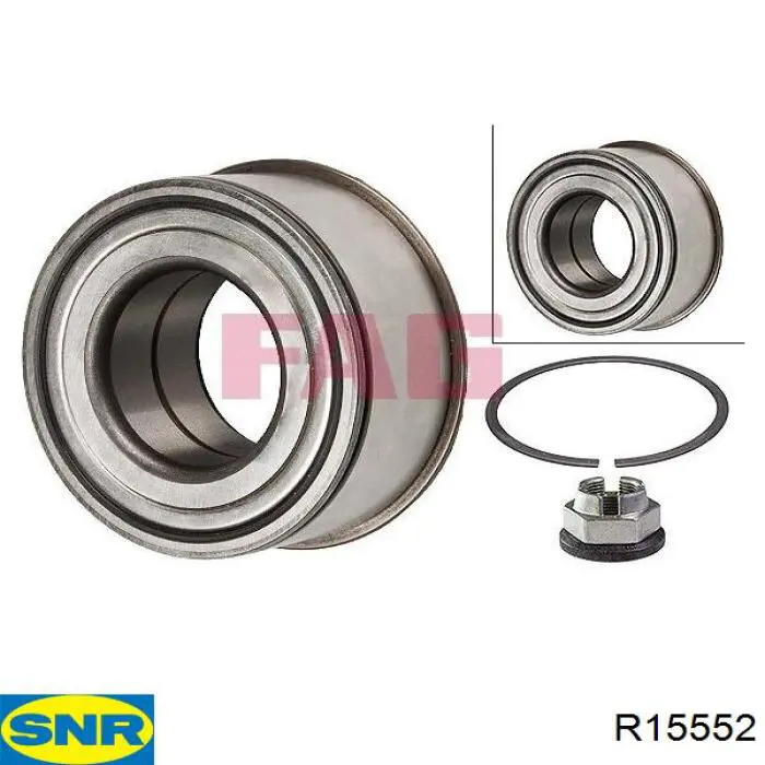 Compre R15552 SNR Rolamento de cubo dianteiro