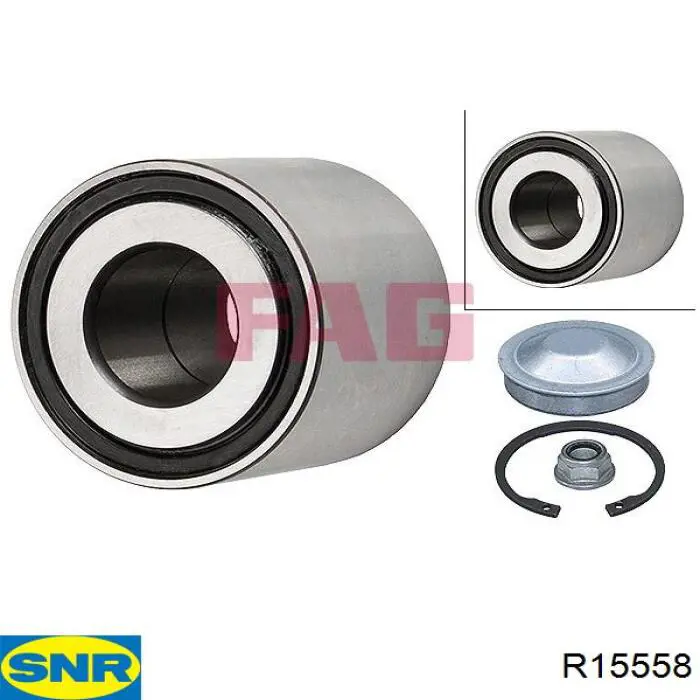 Rolamento de cubo traseiro SNR R15558 preço, a partir de 20,90 USD