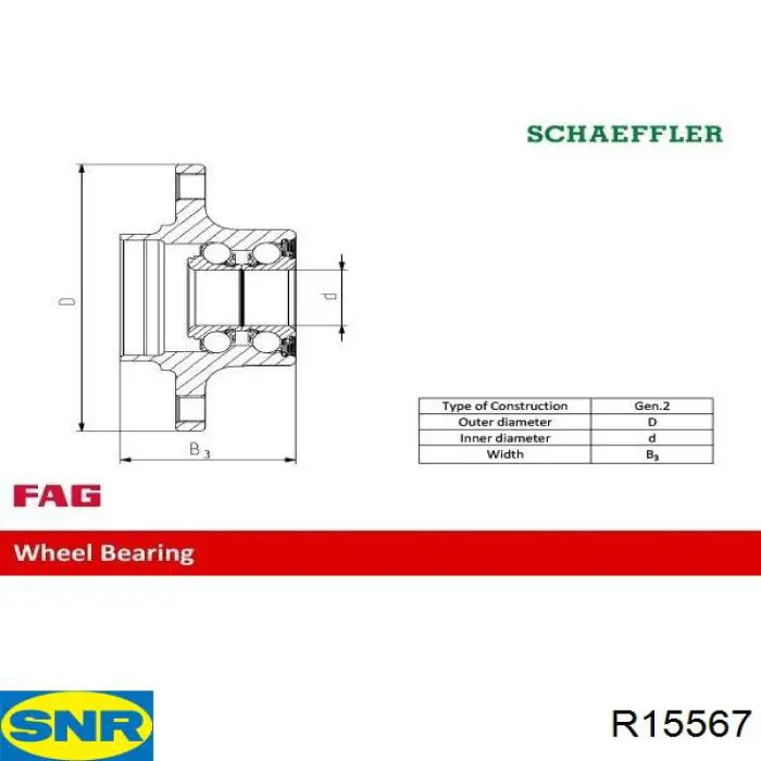 Cubo traseiro SNR R15567 preço, a partir de 76,12 USD