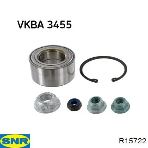 Compre R15722 SNR Rolamento de cubo dianteiro