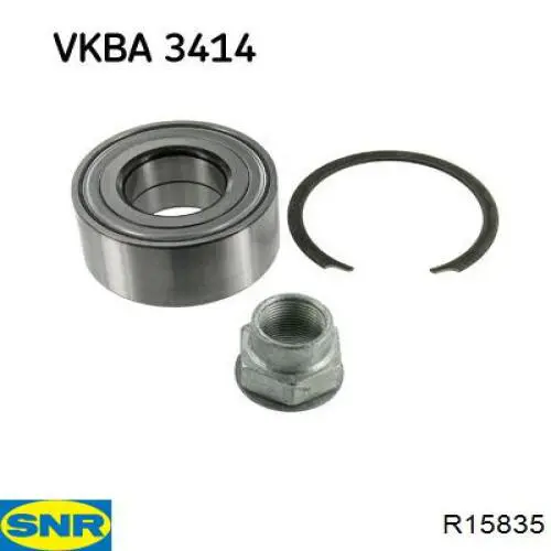 Rolamento de cubo dianteiro SNR R15835 preço, a partir de 30,58 USD