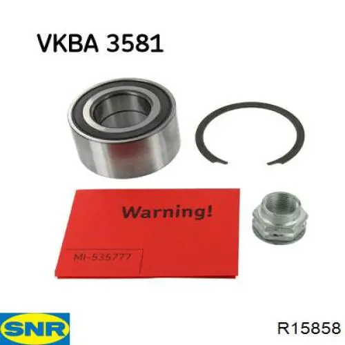 Compre R15858 SNR Rolamento de cubo dianteiro
