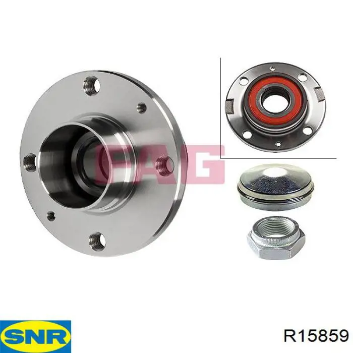 Cubo traseiro SNR R15859 preço, a partir de 53,96 USD