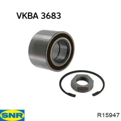 Compre R15947 SNR Rolamento de cubo dianteiro