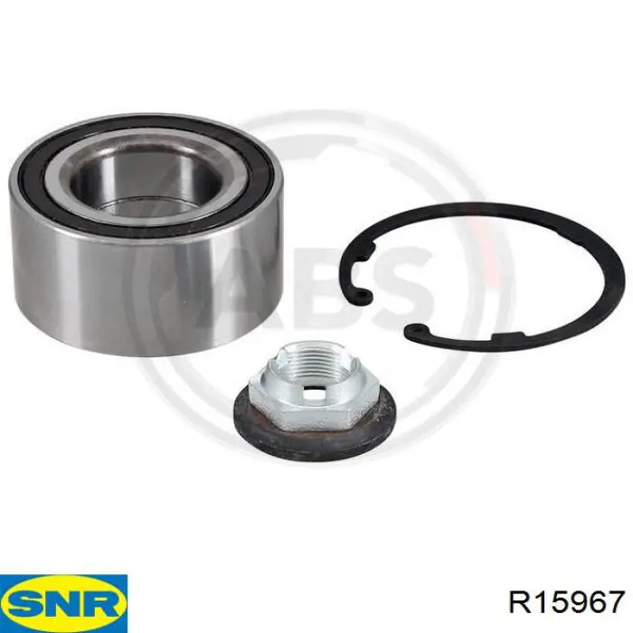 Rolamento de cubo dianteiro SNR R15967 preço, a partir de 49,07 USD