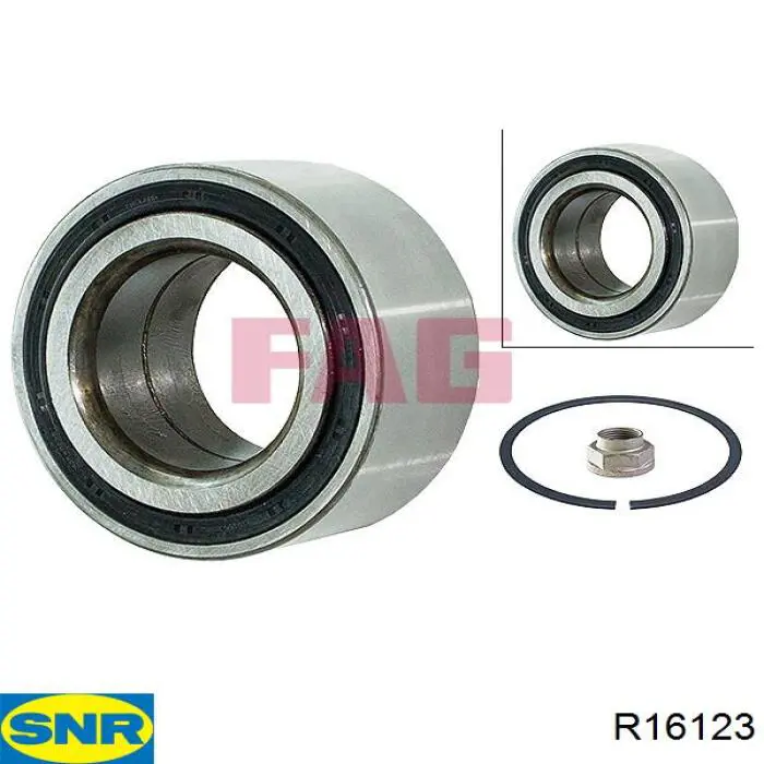 Rolamento de cubo dianteiro SNR R16123 preço, a partir de 28,71 USD