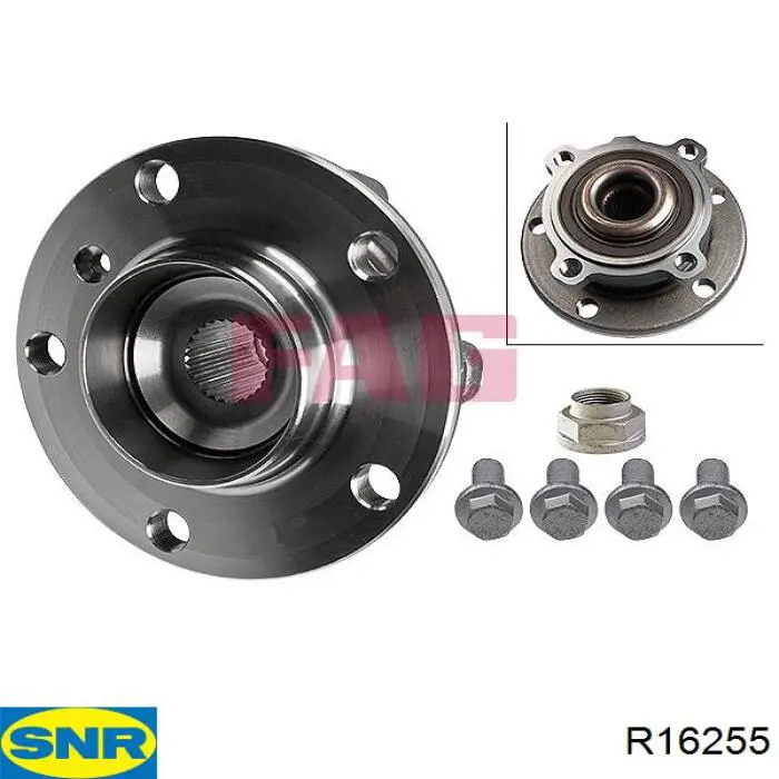 Cubo dianteiro SNR R16255 preço, a partir de 113,27 USD