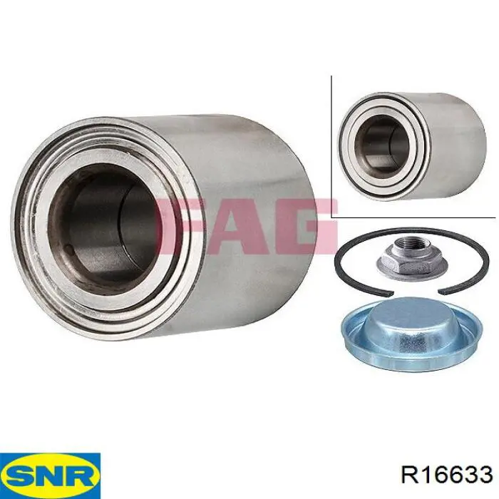 Rolamento de cubo traseiro SNR R16633 preço, a partir de 39,17 USD