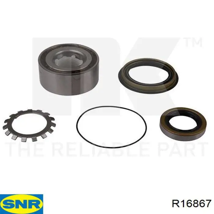 Rolamento de cubo traseiro SNR R16867 preço, a partir de 42,48 USD