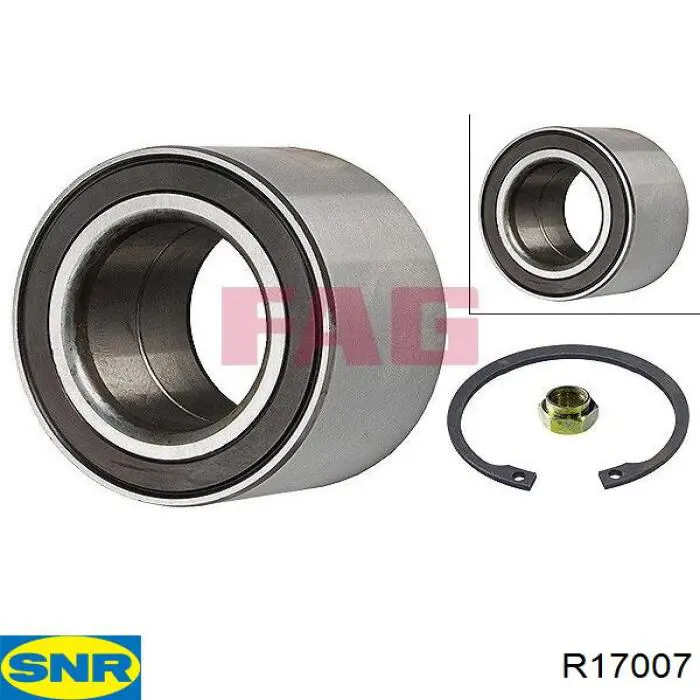 Rolamento de cubo dianteiro SNR R17007 preço, a partir de 18,78 USD