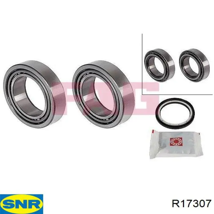 Rolamento de cubo traseiro SNR R17307 preço, a partir de 24,26 USD