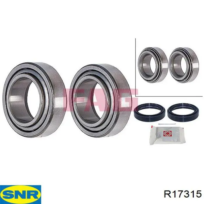 Rolamento de cubo dianteiro SNR R17315 preço, a partir de 27,17 USD