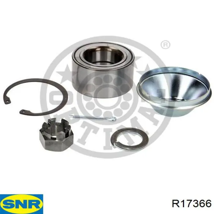 R17366 SNR Rolamento de cubo dianteiro