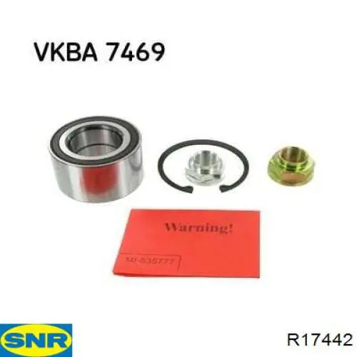 Rolamento de cubo dianteiro SNR R17442 preço, a partir de 47,89 USD