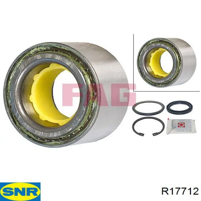 Rolamento de cubo dianteiro SNR R17712 preço, a partir de 62,04 USD