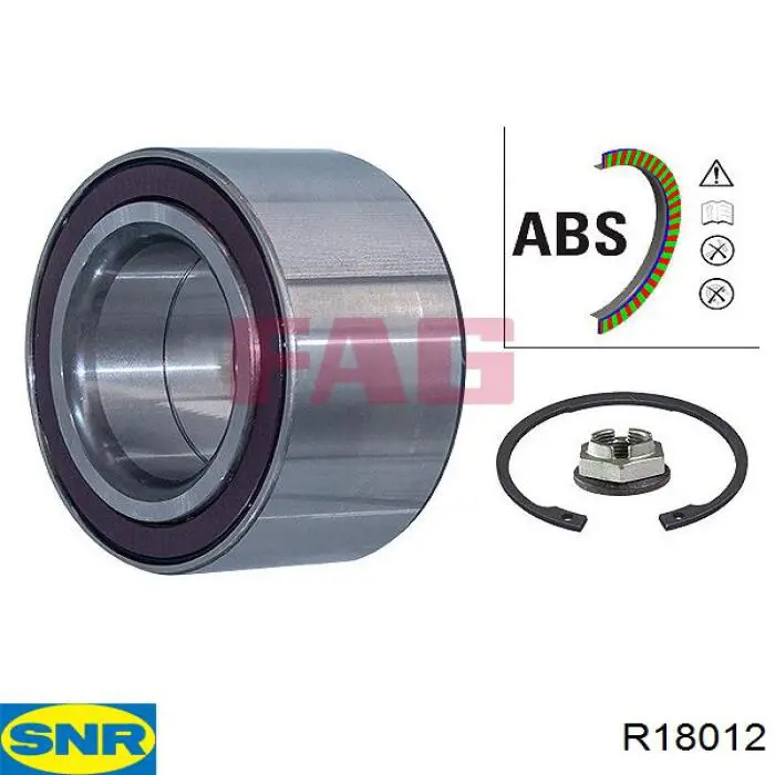 Compre R18012 SNR Rolamento de cubo dianteiro