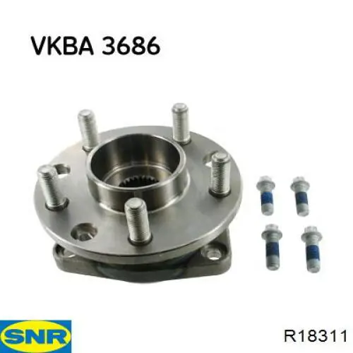 Cubo traseiro SNR R18311 preço, a partir de 86,08 USD