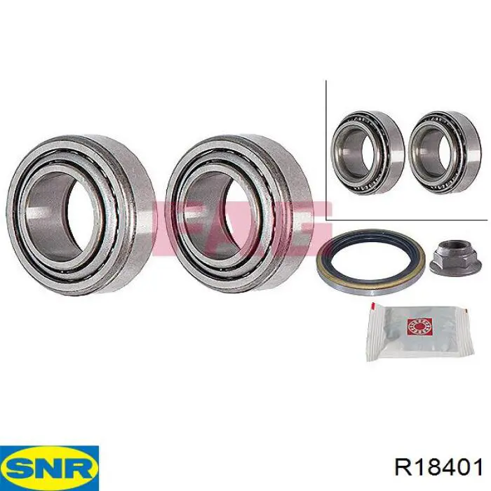 Rolamento de cubo traseiro SNR R18401 preço, a partir de 33,26 USD