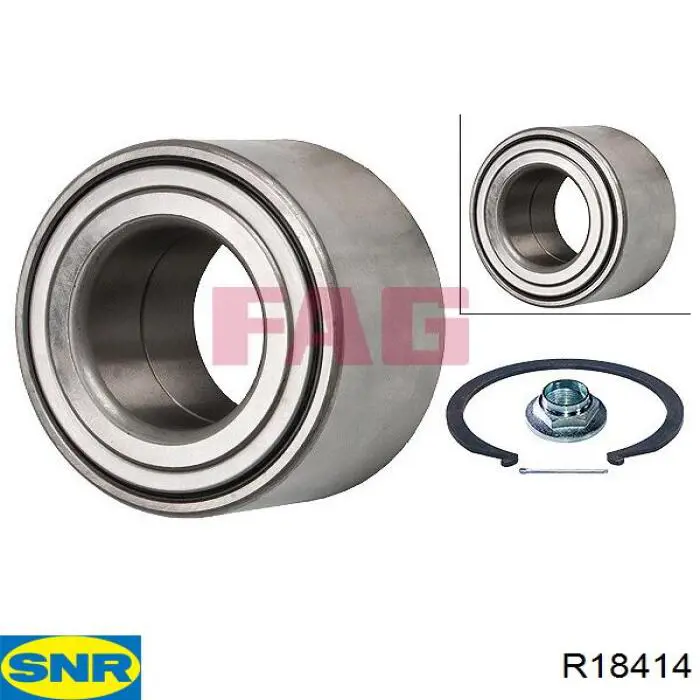 Compre R18414 SNR Rolamento de cubo dianteiro
