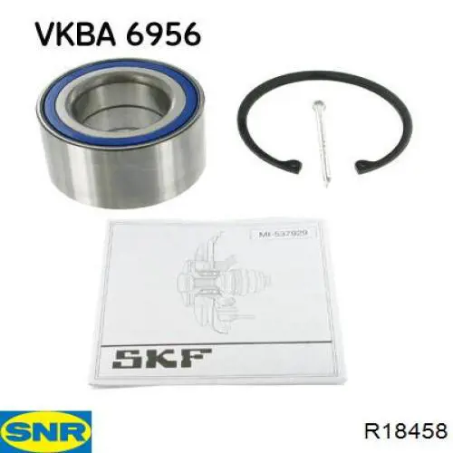 Rolamento de cubo traseiro SNR R18458 preço, a partir de 40,70 USD