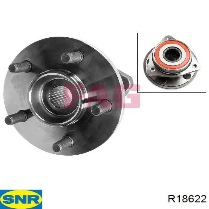 Compre R18622 SNR Cubo dianteiro