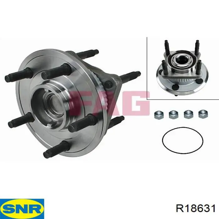 Cubo traseiro SNR R18631 preço, a partir de 203,06 USD