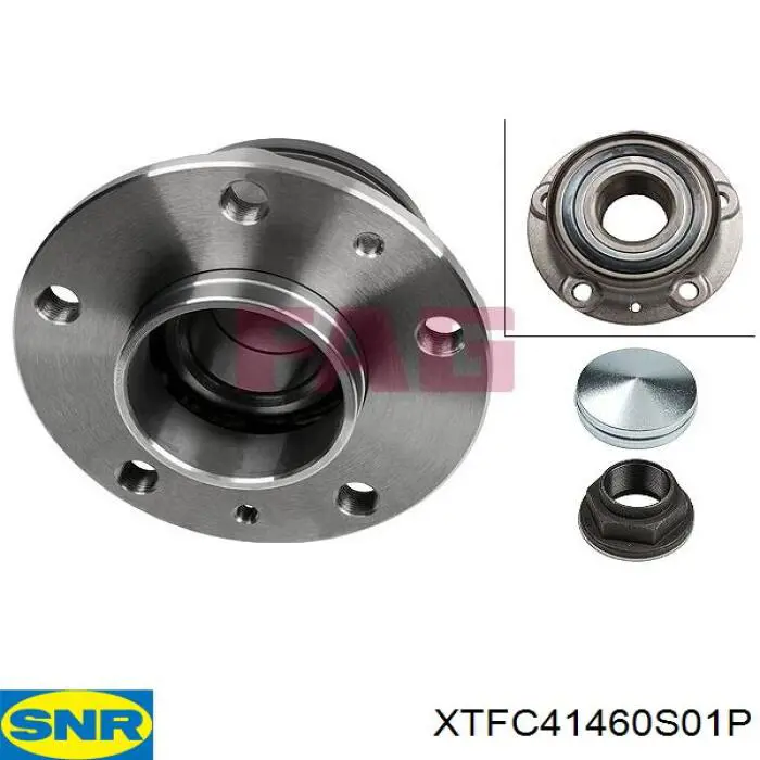 Compre XTFC41460S01P SNR Cubo traseiro