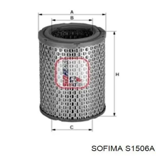 Filtro de ar Sofima S1506A preço, a partir de 10,88 USD