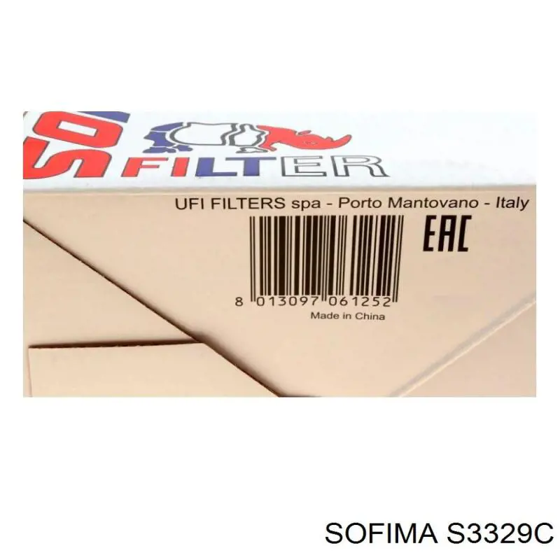 S3329C Sofima Filtro de salão