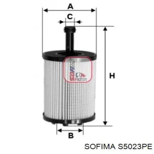 Filtro de óleo Sofima S5023PE preço, a partir de 5,78 USD
