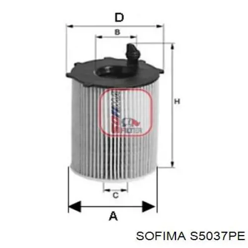 Filtro de óleo Sofima S5037PE preço, a partir de 6,16 USD