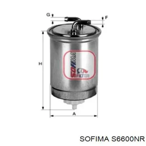 Filtro de combustível Sofima S6600NR preço, a partir de 18,62 USD