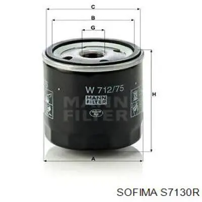 Compre S7130R Sofima Caixa do filtro de óleo