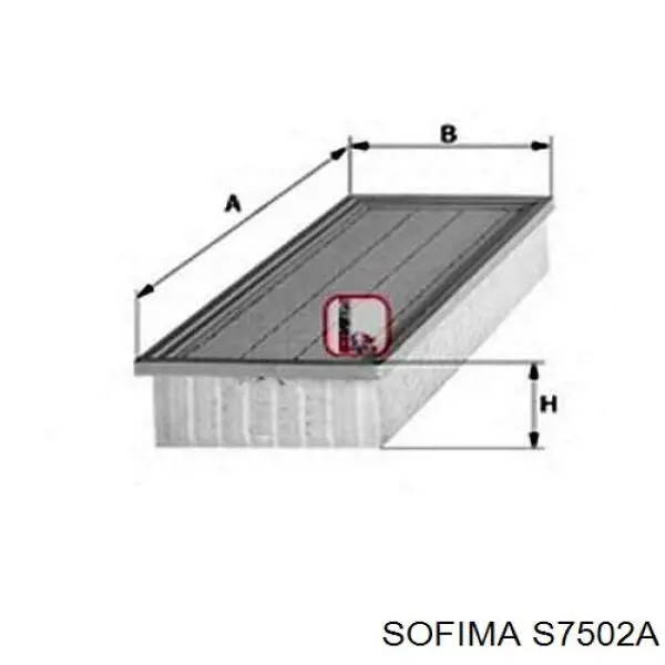 Filtro de ar Sofima S7502A preço, a partir de 6,92 USD