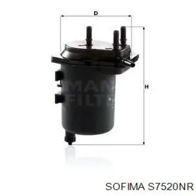 Filtro de combustível Sofima S7520NR preço, a partir de 21,30 USD