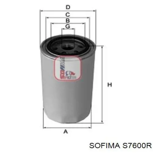 Filtro de óleo Sofima S7600R preço, a partir de 8,35 USD