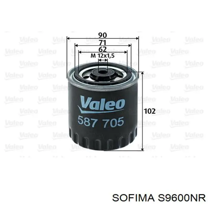 Compre S9600NR Sofima Filtro de combustível