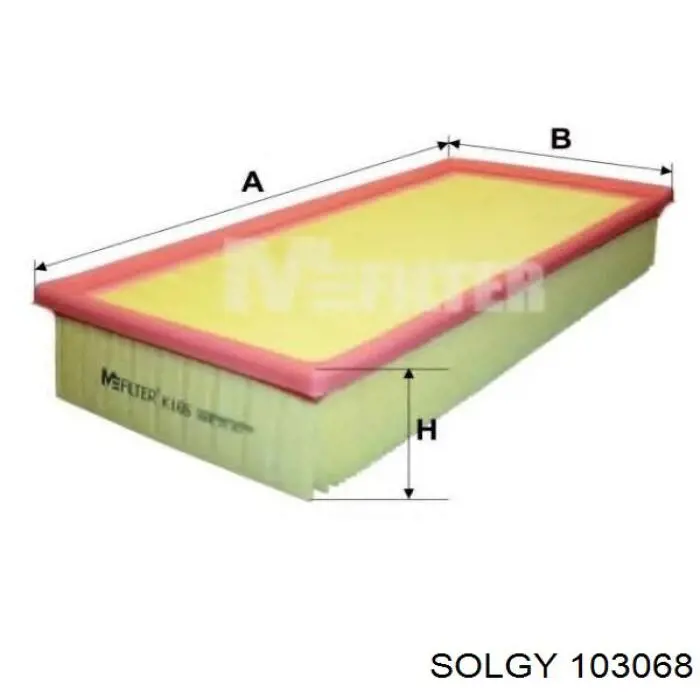 Filtro de ar Solgy 103068 preço, a partir de 9,22 USD