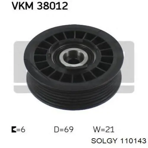 Rolo parasita da correia de transmissão Solgy 110143 preço, a partir de 16,98 USD